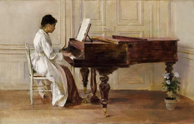 At the Piano, 1887